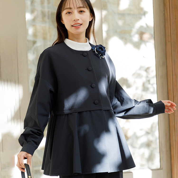 【formforma】単品 異素材ジャケット