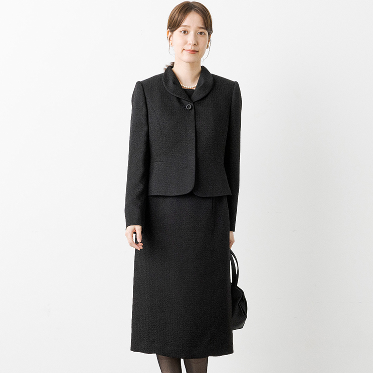 タック入りヘチマカラーのアンサンブル