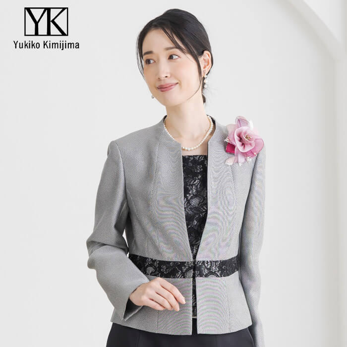 米沢織のフォーマルジャケット