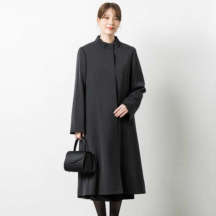 スタンドカラーフォーマルコート