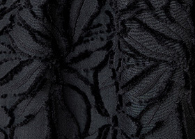 大胆なフラワーカットジャカード