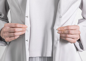 ジャケットのカギホック