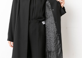 取り外し可能なキルティングライナー付き