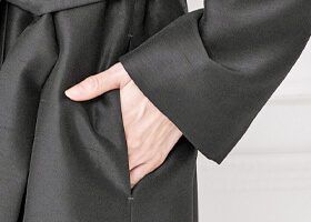 両側にポケット付き