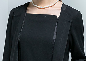 フロント開きファスナー