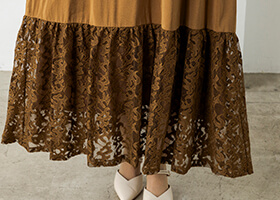 上質感のある、ラッセルレース