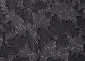 花柄のカットジャカード